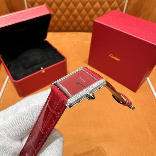 卡地亚 坦克系列腕表 石英瑞士进口超薄高效能机芯尺寸:27x22mm 商品图6