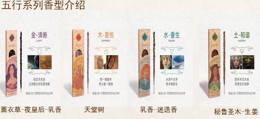 圣马德雷【阿根廷线香】【五行系列】香气疗愈方法 古法天然原料与手工制作【明星们都在用哦】】 商品图1