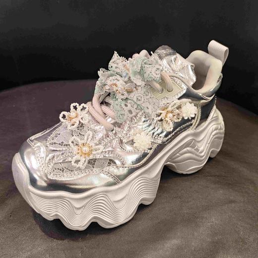 LFGJ5272时尚蕾丝网老爹鞋 商品图0