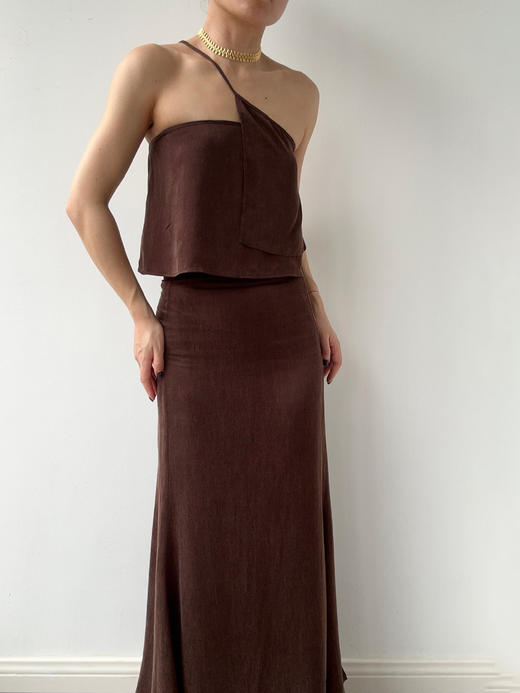 ranyepersonal｜PARADOX25RO05-2 铜氨砂洗棕色背心 [ 棕 ] 商品图8