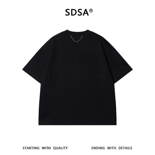 SDSA男装2026新款高贵轻奢美式潮牌玩偶印花圆领短袖T恤宽松百搭 商品图4