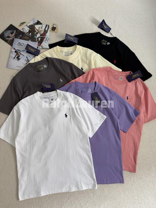 拉夫劳伦经典小马刺绣圆领短袖T恤 商品图5