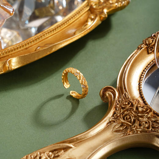 子佩集【情缘织梦】银S925戒指【MYA118】镀金2601 商品图1