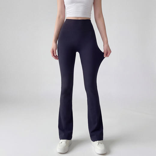 【99任选2件】SINWISS品牌 高腰提臀反光条显瘦舒适微喇裤美体强弹力1321（活动产品，收货7天内支持退换） 商品图4