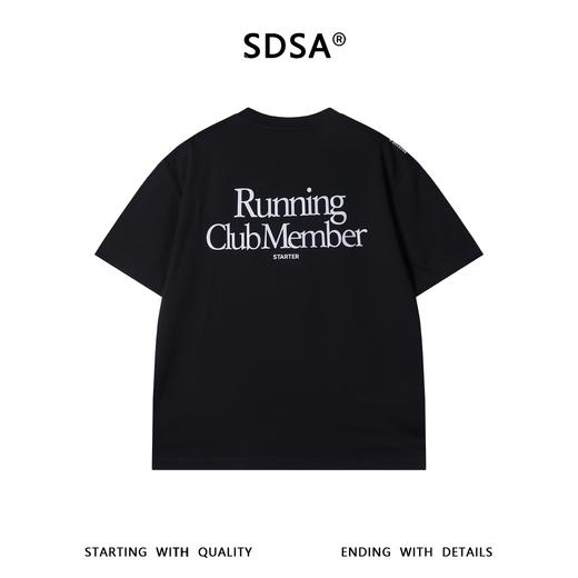 88278SDSA男装2026新款高贵轻奢美式字母印花圆领短袖T恤宽松百搭上衣 商品图5