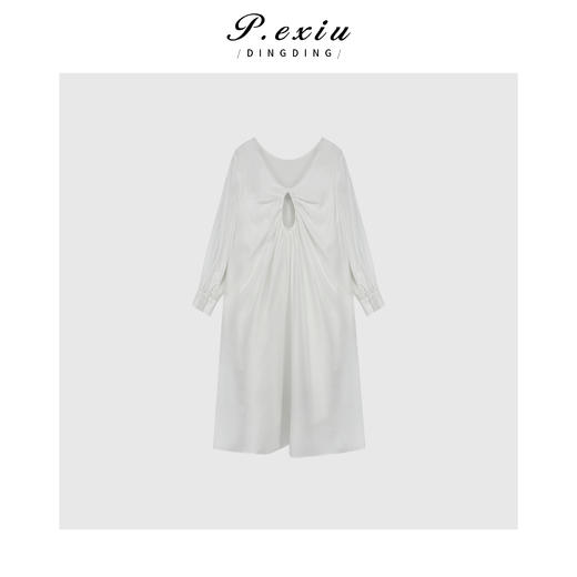 03-4潘依绣丁丁宠粉PanYiXiu/潘依绣淑女风春夏减龄气质舒适露背连衣裙 Q1509 商品图2