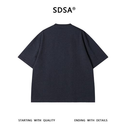 SDSA男装2026新款高贵轻奢美式卡包印花圆领短袖T恤高街百搭上衣 商品图4