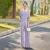 小香风套装女春秋新款好看时尚短外套气质显瘦阔腿裤两件套YQH6112 商品缩略图2