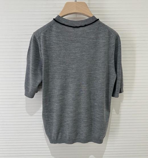 女款logo短袖针织衫hu014 商品图1
