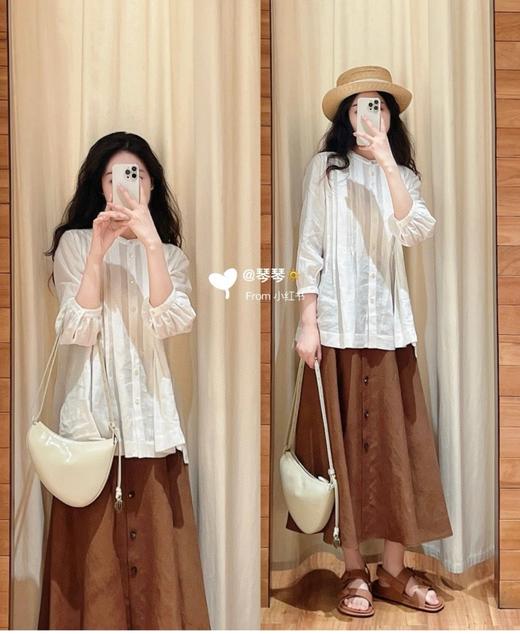 26新款  小禾同款苎麻衬衫 商品图10