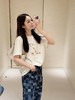 驴家 25ss字母logo真丝织带手工花短袖T恤 男女同款 （DY） 商品缩略图7