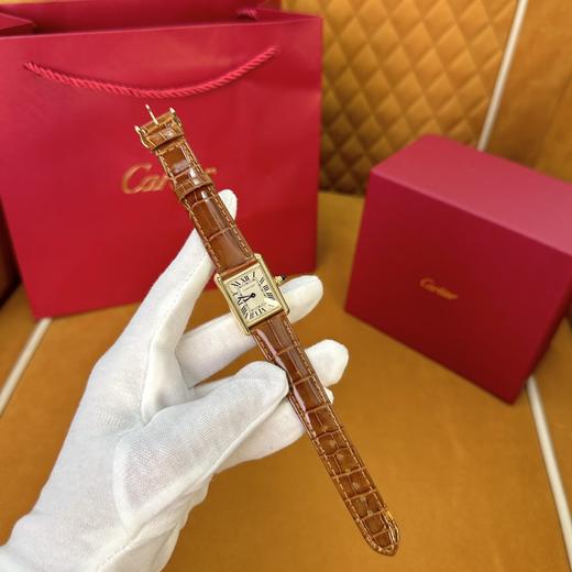 卡地亚 坦克系列腕表石英瑞士进口超薄高效能机芯尺寸:22x29.5mm 商品图1