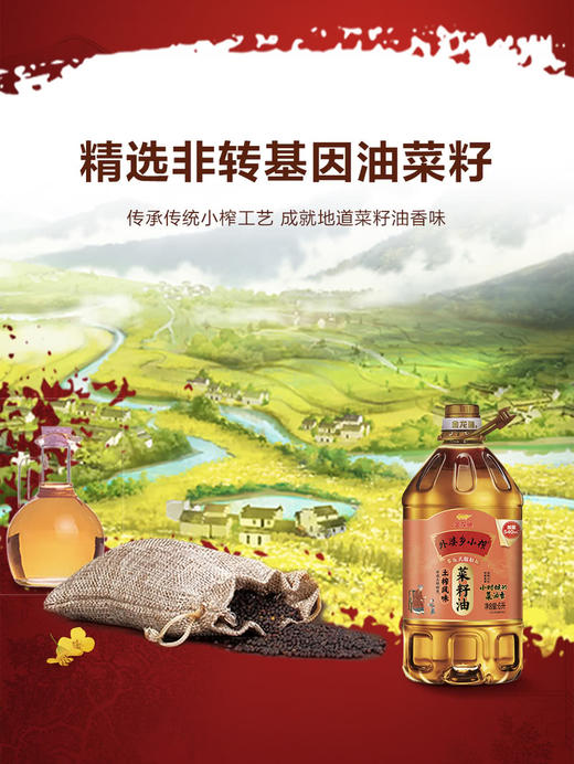 MM 山姆 金龙鱼 外婆乡小榨零反土榨风味菜籽油 6L 商品图4