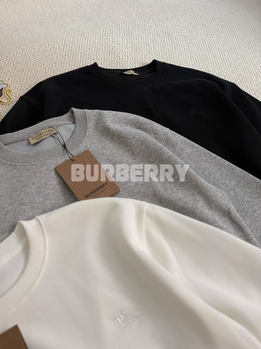 Burb经典战马刺绣圆领套头休闲卫衣 商品图1