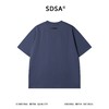SDSA男装2026新款高贵轻奢美式潮牌撞色印花字母圆领短袖T恤宽松 商品缩略图4