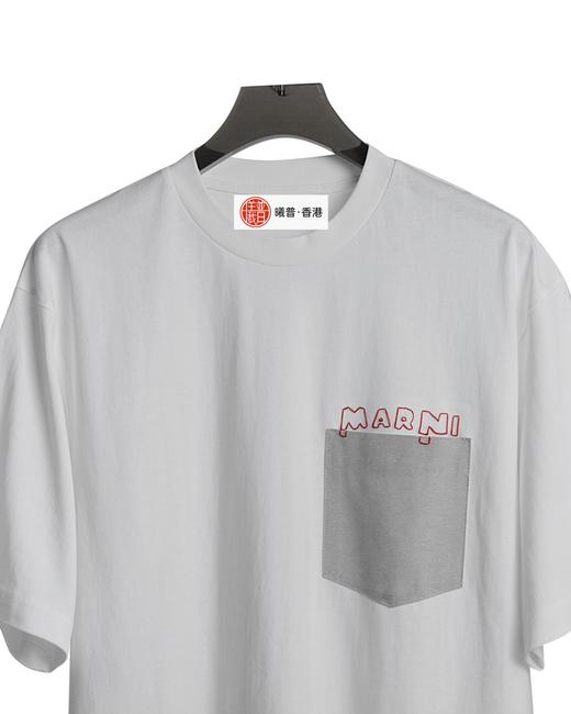 男款刺绣口袋短袖T恤ba 商品图2