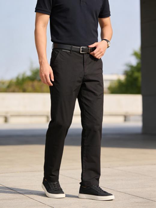 佐丹奴男装26新款竹原凉感抗菌直筒版型休闲裤01116016 商品图0