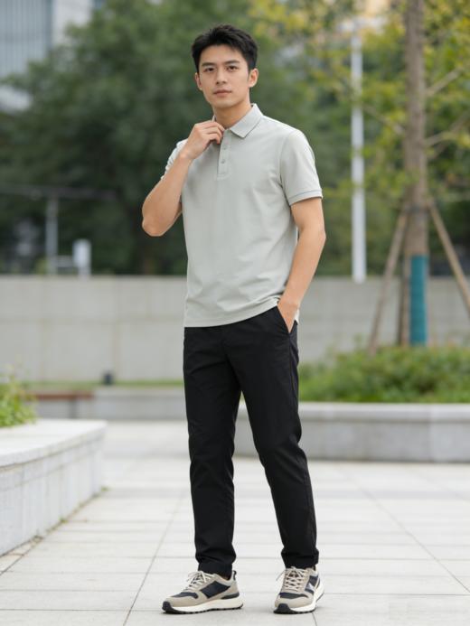 佐丹奴男装26新款竹原凉感抗菌直筒版型休闲裤01116016 商品图1