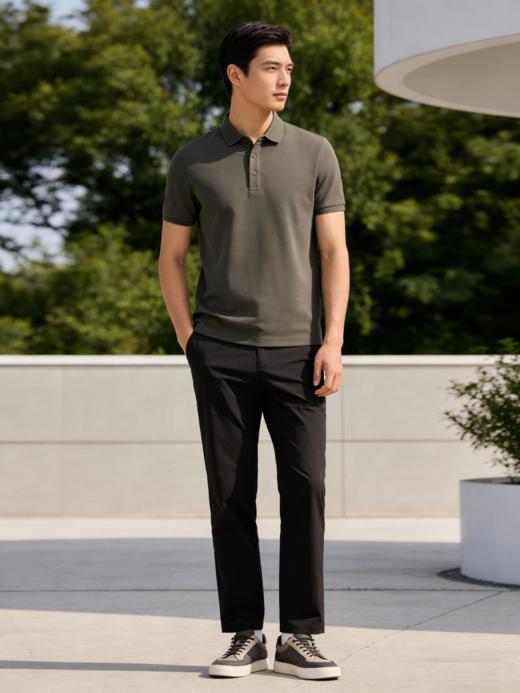 佐丹奴男装26新款竹原凉感抗菌直筒版型休闲裤01116016 商品图2