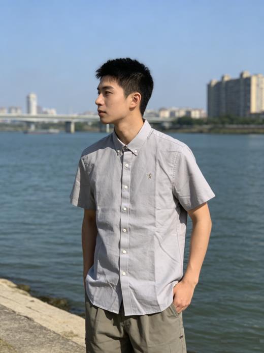 佐丹奴男装26年新款狮子短袖衬衫01046283 商品图0