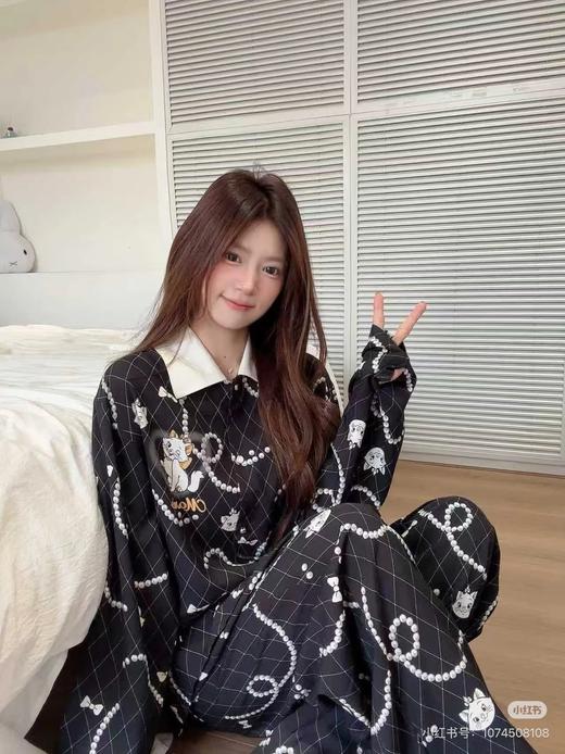 直发 柜539 野S派同款 KT家居服睡衣套装 商品图2