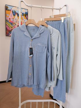 云仓【红豆正品】 穿出运动服的干棉爽 纯色长袖家居服睡衣