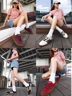 直发 品牌同款 真皮复古女士德训鞋 全身都是真皮材料