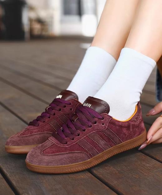 直发 品牌同款 真皮复古女士德训鞋 全身都是真皮材料 商品图3