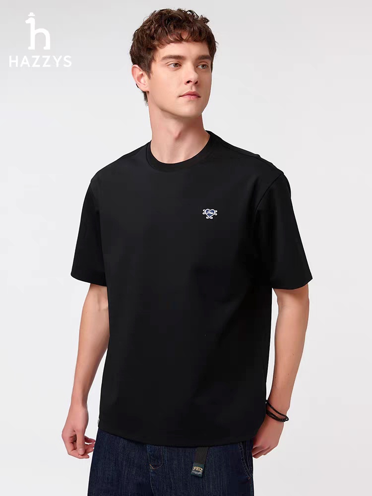 云仓【老渠道】哈吉狗 爱心刺绣限定款，男士T恤