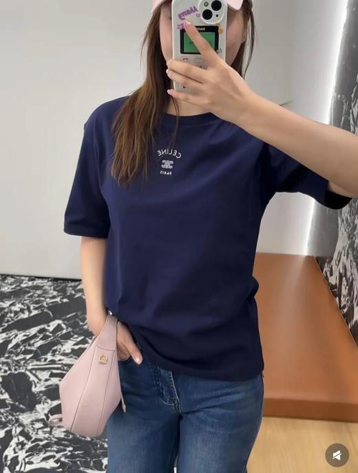 C*line 塞琳|高级小刺绣 26新款经典极简主义短袖T恤 商品图2