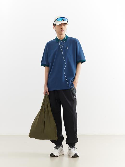 吃茶去chichaqu26春夏凉感速干coolmax领短袖poloT恤户外运动休闲 商品图2