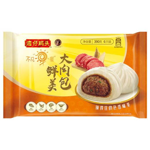 【百】湾仔码头鲜美大肉包390g 商品图0