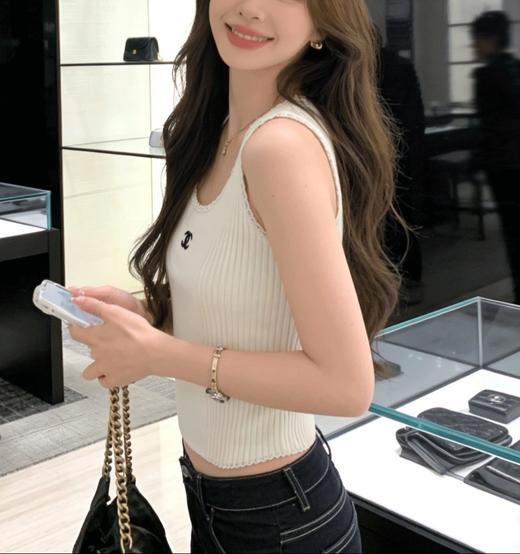 女款刺绣针织背心zh025 商品图3