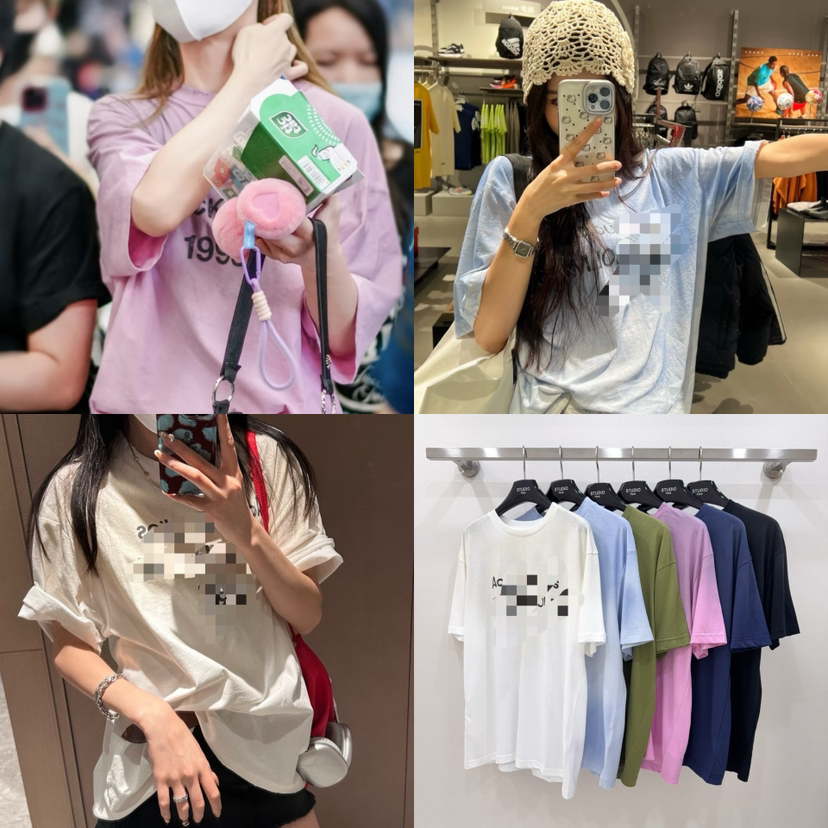 323-1  跑量 ac女士 晕染短袖