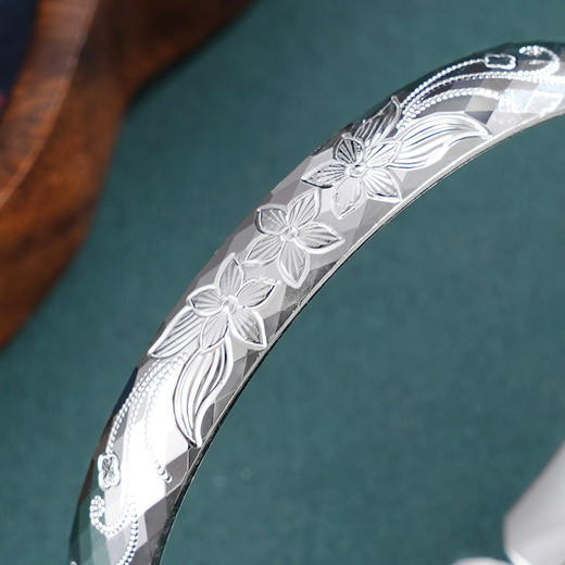 子佩集【岁月生香】银S999手镯【YHSZ0140】三朵花2601 商品图2