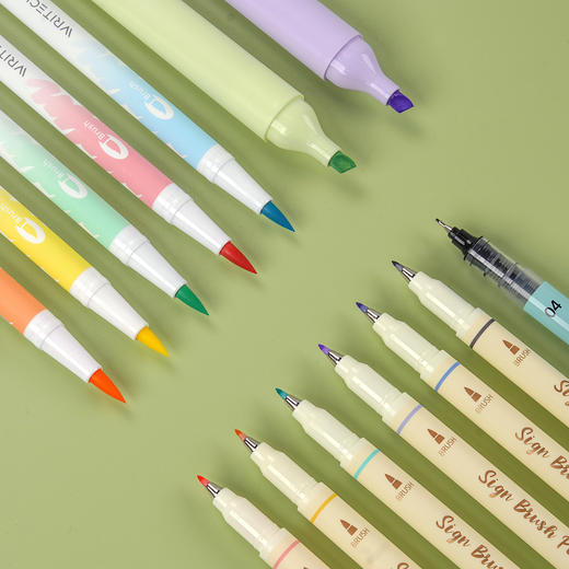 点石制笔AZ花体彩色笔 | 书写流畅、适合日常记录&创意设计、彰显独特风格与专业质感 商品图8