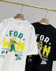 F032366春夏后背棒球涂鸦印花休闲宽松情侣款短袖T恤 商品缩略图3