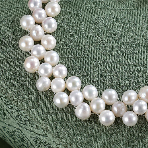 子佩集【月魄珠华】银S925珍珠惜王妃手链【SPB1950001】5mm珠三排珠2601 商品图1
