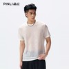PINLI品立2026夏季新款男士微透轻薄凉感透气高弹圆领短袖T恤上衣GD262111036 商品缩略图2