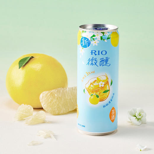 【新品上市】RIO锐澳预调鸡尾酒低度果酒微醺柚柚清茶330ml*4罐柚子酒 商品图3