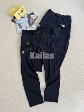 凯乐石3D立体慢跑裤速干凉感UPF50+防晒户外运动登山徒步男款腰带裤