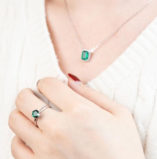 祖母绿【任2件-20】G.C珠宝 合成祖母绿 培育宝石首饰系列 礼盒装 商品图9