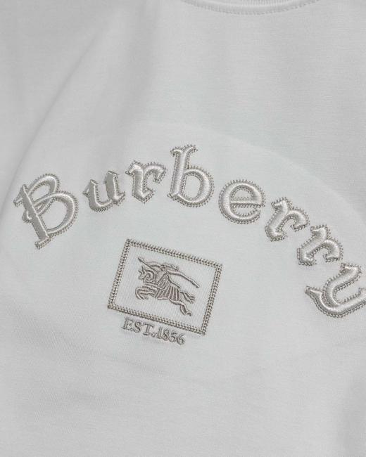 F032351徽标做旧商务风刺绣LOGO圆领舒服柔软长袖T恤 商品图6