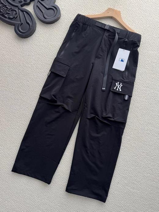 F032307春秋新款男女同款休闲百搭大口袋直筒阔腿长裤 商品图4