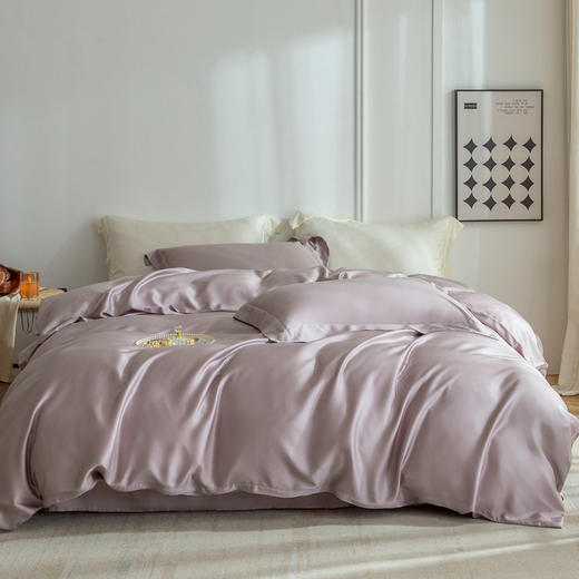 【品牌直发】加倍生活 A类60支进口兰精天丝四件套-薄暮系列 12色可选 商品图2