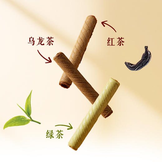 旺旺茶卷 乌龙茶红茶绿茶味 商品图2