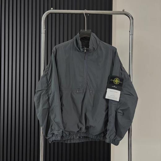 F032353美式机能连帽勋章防泼水半拉链连帽速干薄外套 商品图4