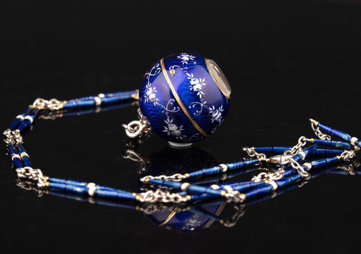 独角鹿西洋古董1910-1920年代瑞士出品球形怀表及原配表链（红色原装盒） 商品图6