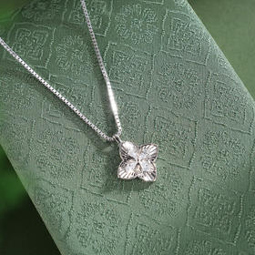 子佩集【四叶微光】银S925套链【FYL-2166101】项链时尚四叶草2601