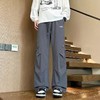 F032336春季情侣款防水宽松全棉针织面料耐磨耐脏休闲运动裤 商品缩略图4